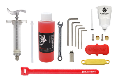 Pro Bleed Kit for Shimano Hydraulic Road/Gravel Brakes with 120ml Mineral Oil Wholesale