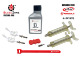 Pro Bleed Kit for Avid/Formula/Hayes Brakes with 100ML DOT 5.1 Fluid