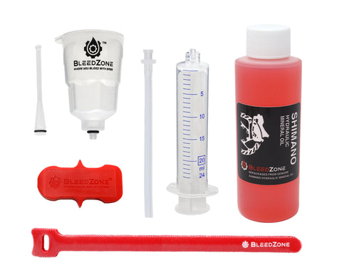 Bleed Kit for Shimano Hydraulic MTB Brakes with 120ml Mineral Oil Wholesale