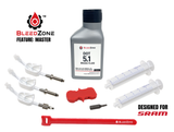 Master Bleed Kit for SRAM Code Guide Level Brakes with DOT 5.1 Fluid