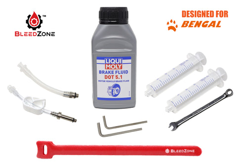 Bleed Kit for Bengal Helix Hydraulic Brakes Cannondale Bikes with DOT 5.1 Fluid