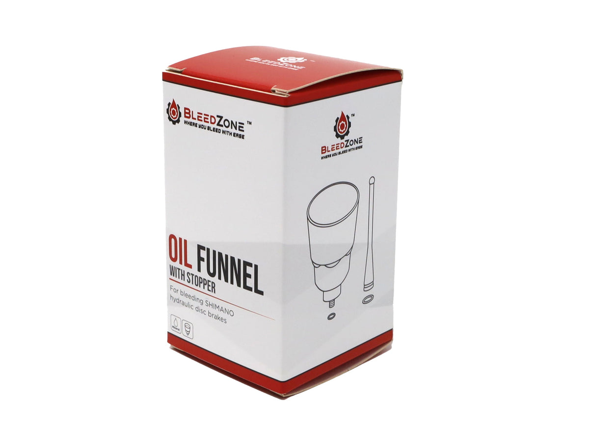 BleedZone Funnel Tool with Stopper for Shimano Hydraulic Disc Brakes