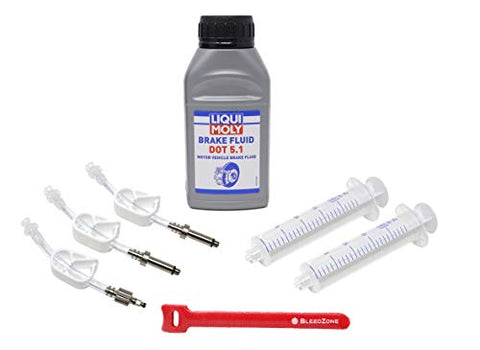 Bleed Kit for SRAM Brakes Including Code Guide Level with DOT 5.1 Fluid