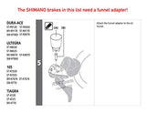 Bleed Kit for Shimano Hydraulic MTB Brakes with 60ml Mineral Oil