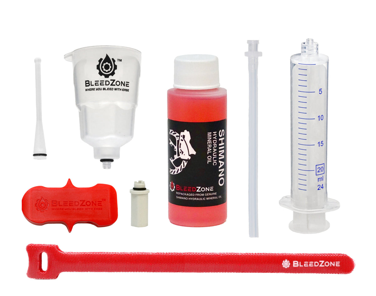 Bleed Kit for SHIMANO Hydraulic ROAD Brakes with Mineral Oil ...